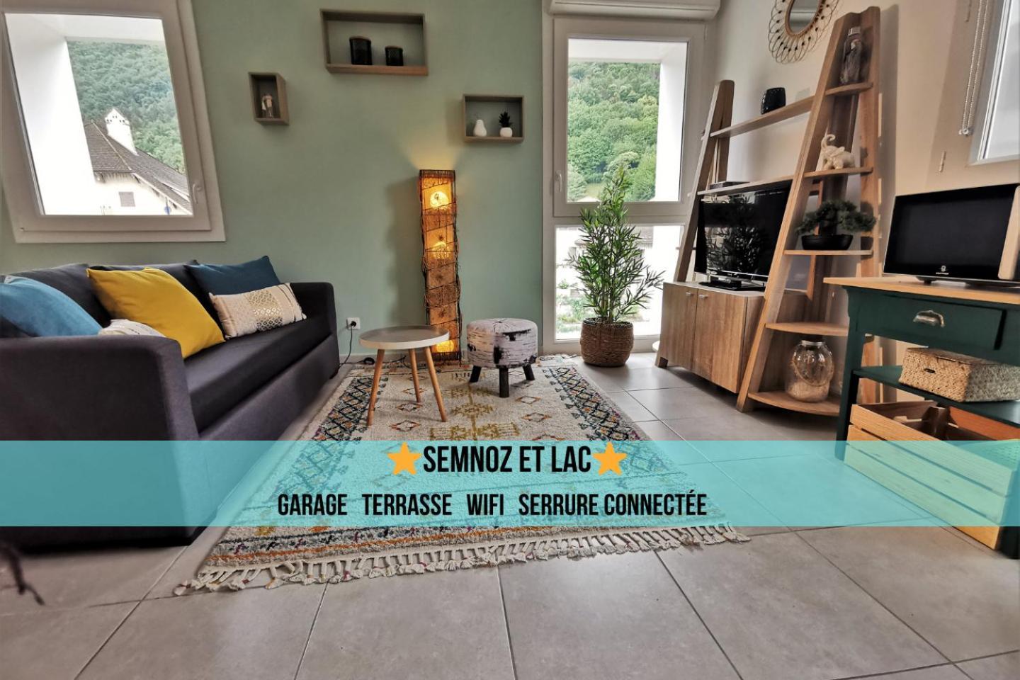 Semnoz & Lac - Wifi - Parking - Netflix - Balcon - Centre-Ville Sévrier Extérieur photo